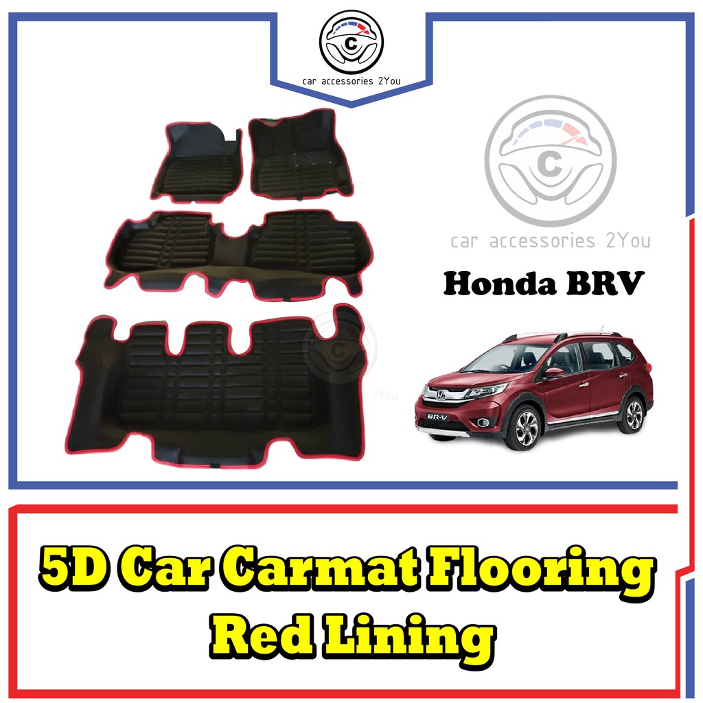Honda BRV 5D Carpet Car Mat Floor Mat OEM Karpet Car Floormat Shopee