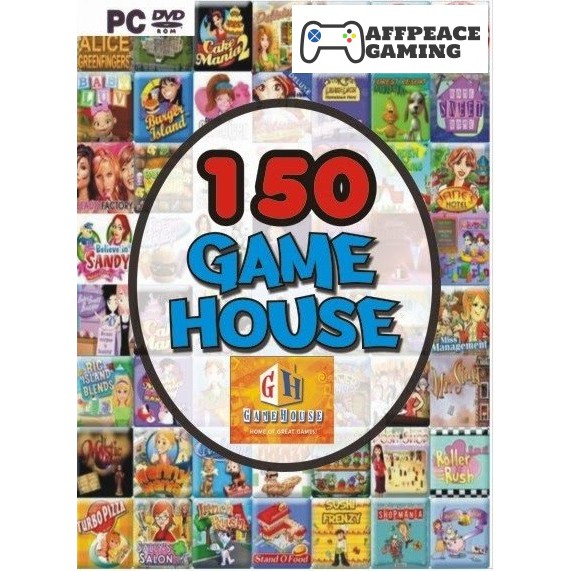 (PC GAME) 150 Mega Collection GameHouse Games CD Shopee Malaysia