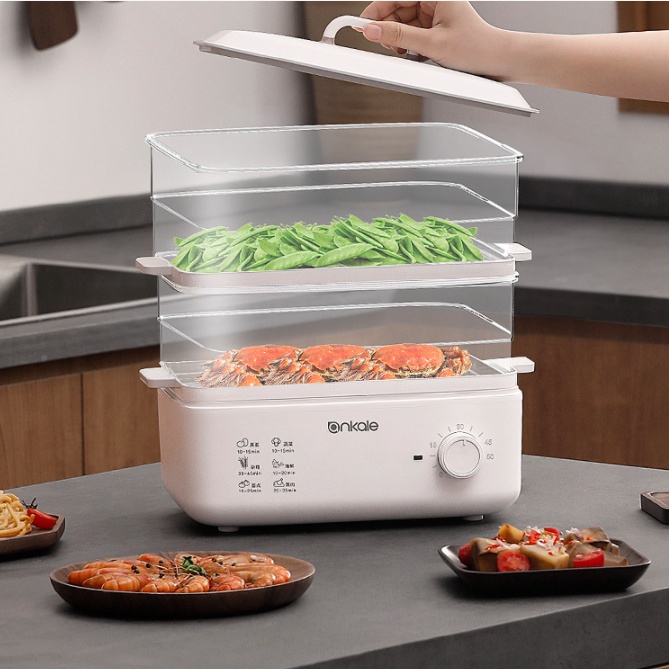 10L Food Steamer Electric Food Steamer Double steamer 2 Tier 电蒸炉 蒸锅