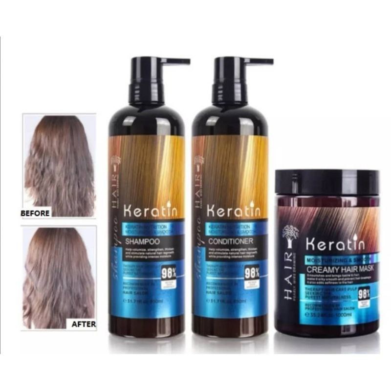 HAIR PEARLY WIRE DRAWING Hair Treatment Set 3In1 Shopee Malaysia