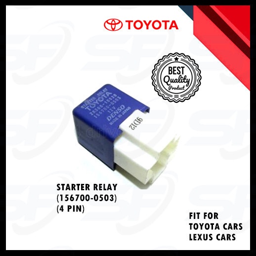 TOYOTA UNSER KF80 ESTIMA ACR30 CAMRY ACV30 POWER STARTER RELAY (4 PIN