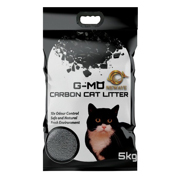 GMo Carbon Cat Litter Pasir Kucing Premium Cat Litter 5KG Pasir Kucing