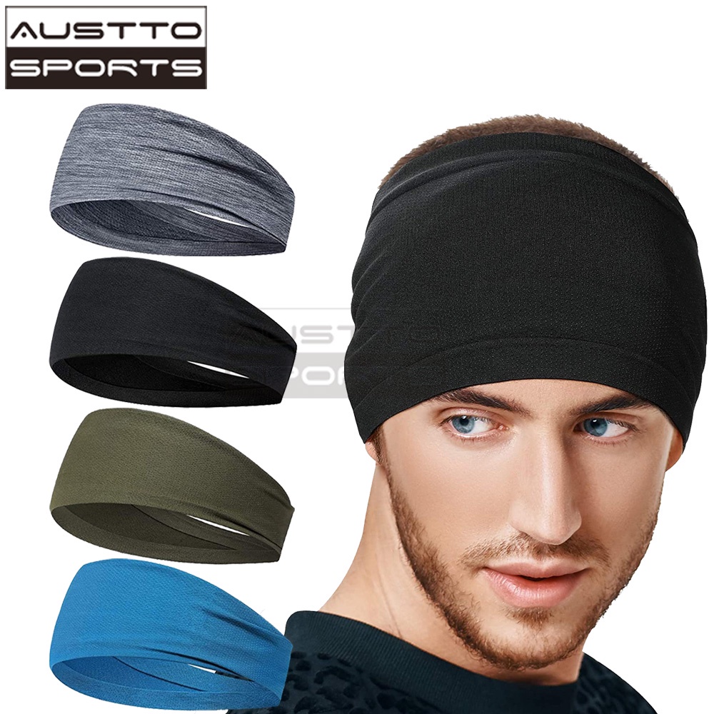 Austto Sport Athletic Headband Sweat Exercise Workout Headbands Sports