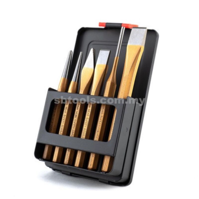 SB Tools 6Pcs Chisel And Punch Set Shopee Malaysia