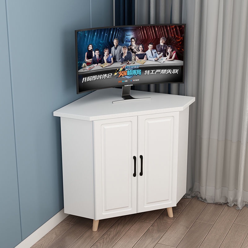 Triangle Corner TV Small Apartment Corner Right