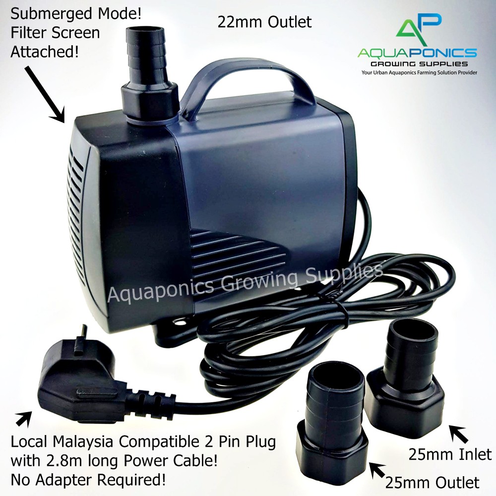 SOBO WP7000 Aquarium 105W Submersible Water Pump Aquaponics Fountain