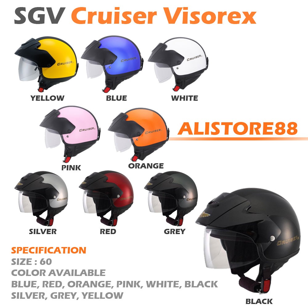 SGV CRUISER 2 HELMET SIRIM APPROVED Shopee Malaysia