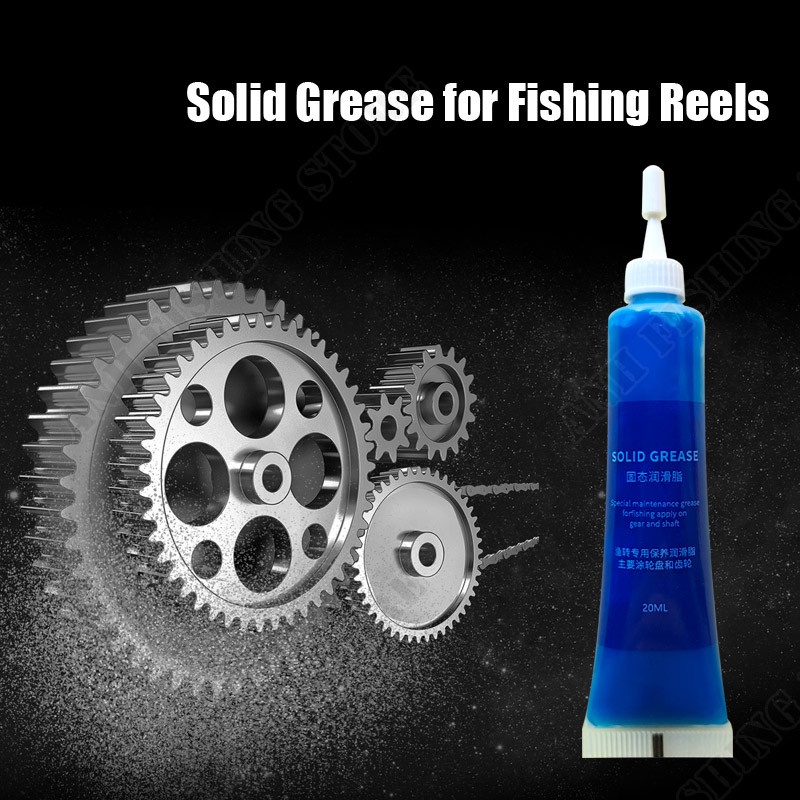 Solid Grease for Fishing Reel Gear and Shaft Maintenance Prevent