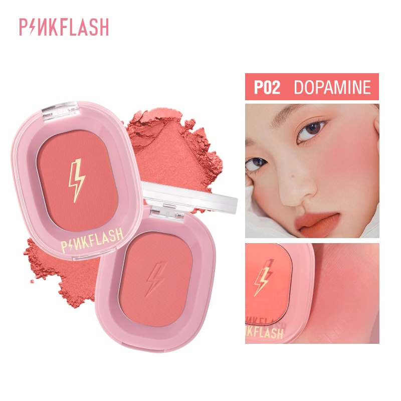 PinkFlash Blush Powder Natural Cheek Blusher Makeup 9 Colors Shopee
