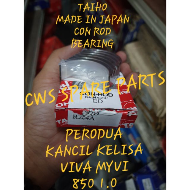 (1SET 6PC)PERODUA KANCIL KELISA VIVA MYVI 12V 850 1.0CC CON ROD BEARING