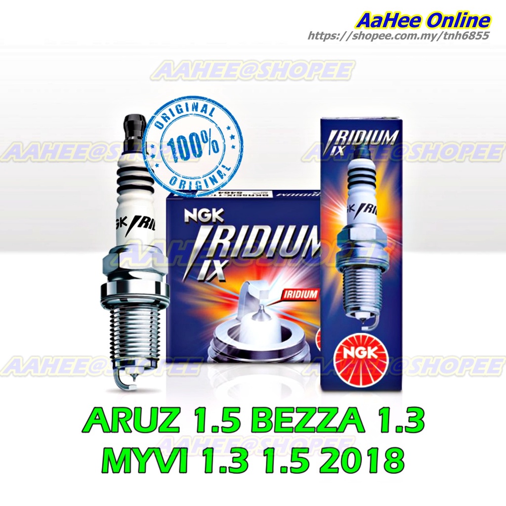 NGK IRIDIUM IX Spark Plug for Perodua ARUZ ALZA BEZZA MYVI 1.3 1.5 DualVVTi 95896 LKAR6AIX11