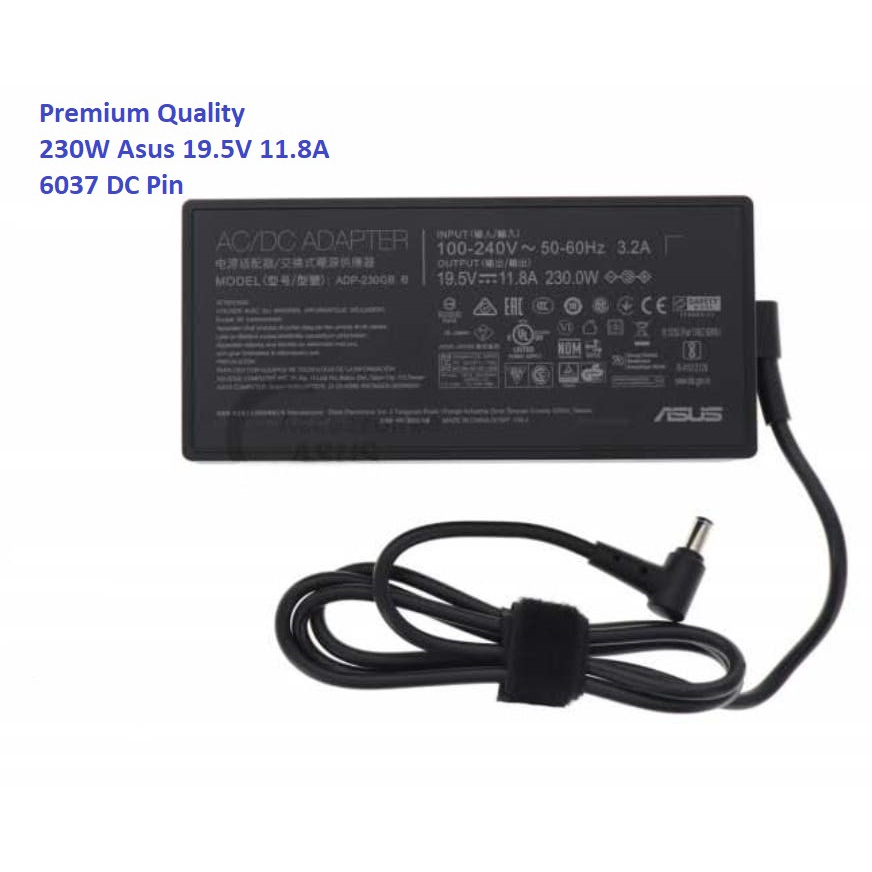 Genuine 230W ASUS ZenBook Pro Duo UX581G / UX581L AC Power Adapter