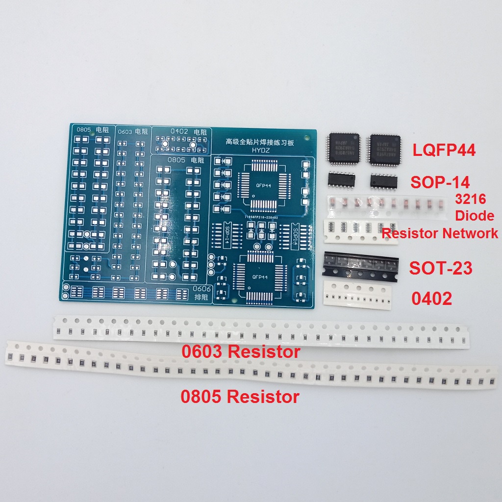 SMT SMD Soldering Practice Kit Basic Shopee Malaysia