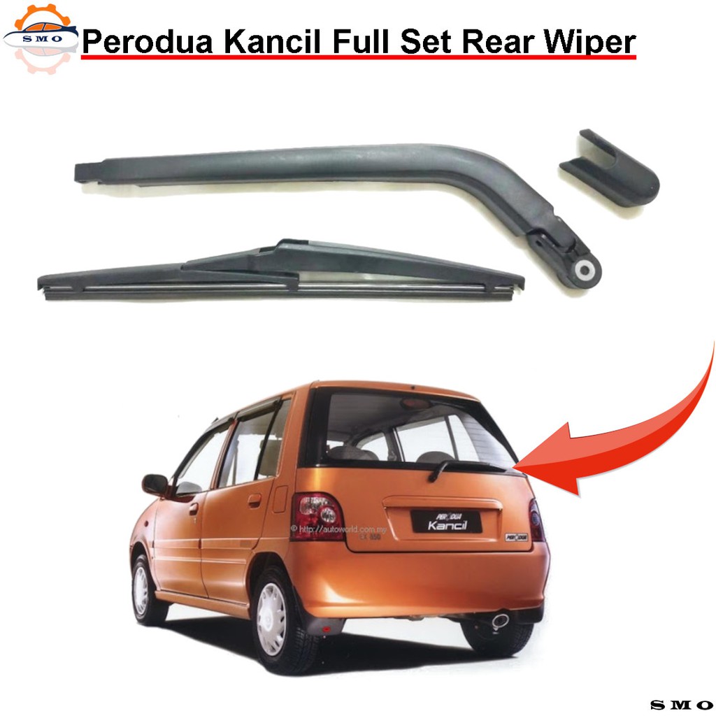 Perodua New Kancil Rear Wiper Full Set with Wiper Arm Wiper Blade Wiper