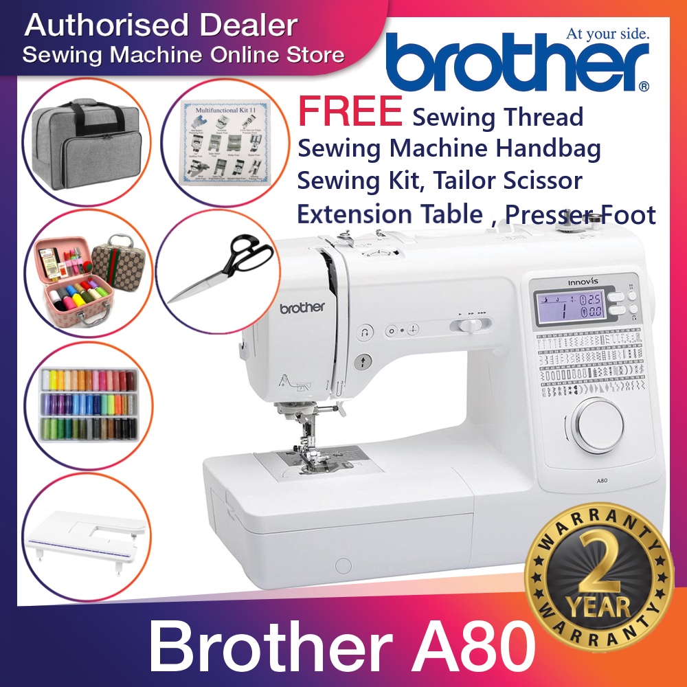 🔥 TOP SELLER 🔥 Brother INNOVIS A80 Sewing Machine / Mesin Jahit