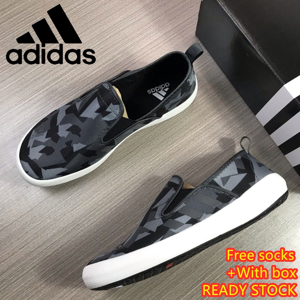 Adidas_SLIP ON DLX SL summer new camouflage men and women breathable