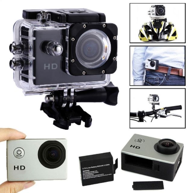 Full HD 1080P 12MP 30M Waterproof Sports Action Camera DV DVR 2.0