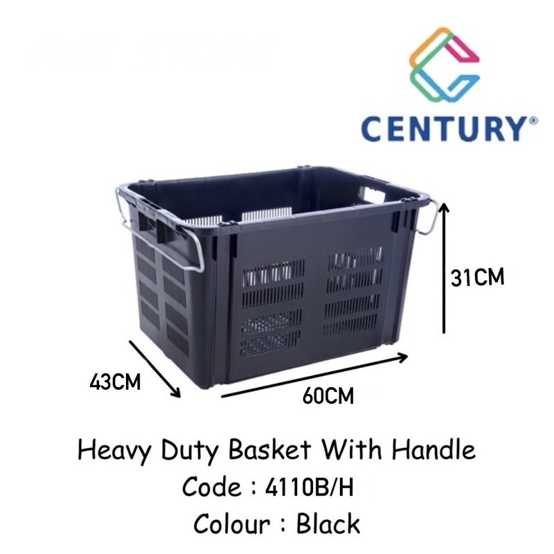 Heavy Duty Industrial Basket With Metal Handle 4110 / Durian Basket / Fruit Vegetable Basket