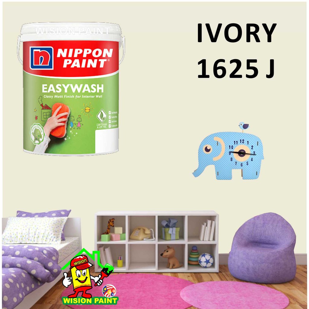 1L Nippon Paint easy wash white / ( nippon easywash ）mixed / cat nippon