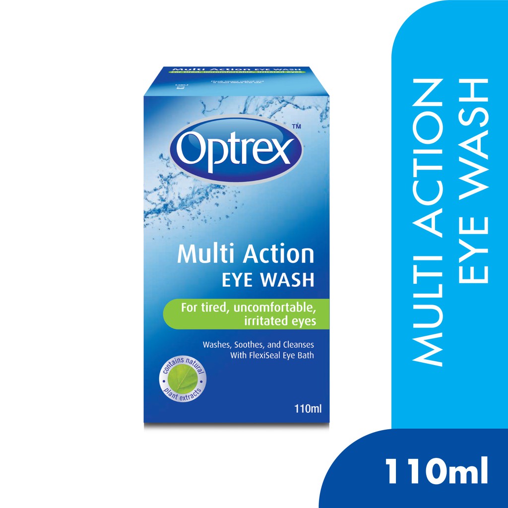 Optrex Multi Action Eye Wash 110mL EXP 03/2025 Shopee Malaysia