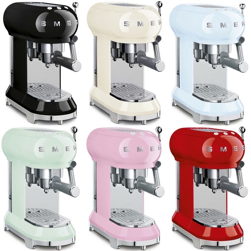 SMEG Coffee Machine 50's Retro Style ECF01 Shopee Malaysia