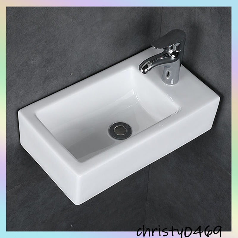 Wall mounted wash basin small bathroom wall mounted ceramic basin small