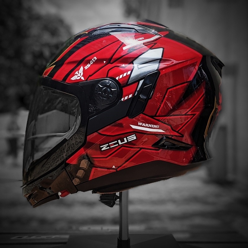 ZEUS HELMET ZS613 2IN1 HELMET COME WITH SMOKE VISOR *10 variations