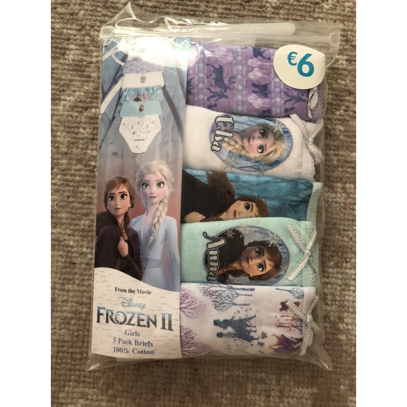 Primark Frozen 11 Girls 5 Pack Brief Shopee Malaysia