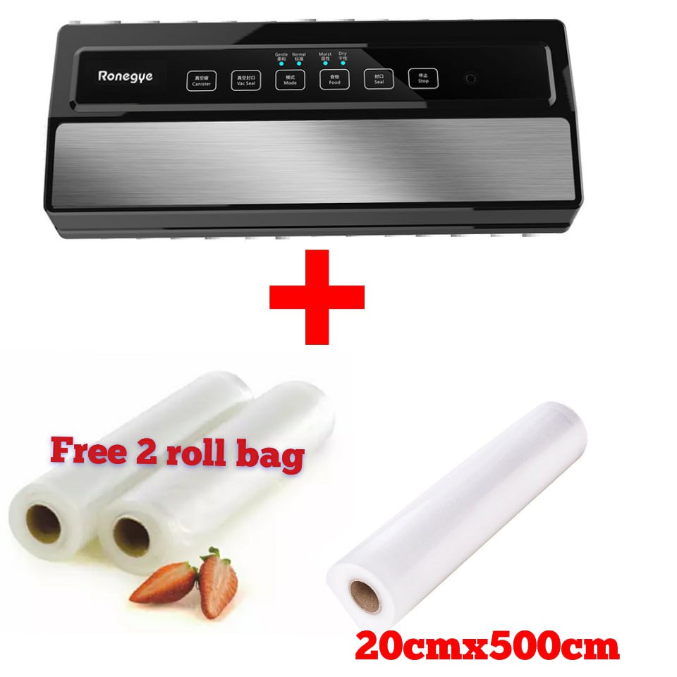 [1 Year Warranty] Ronegye Household Vacuum Sealer Fresh Food Saver