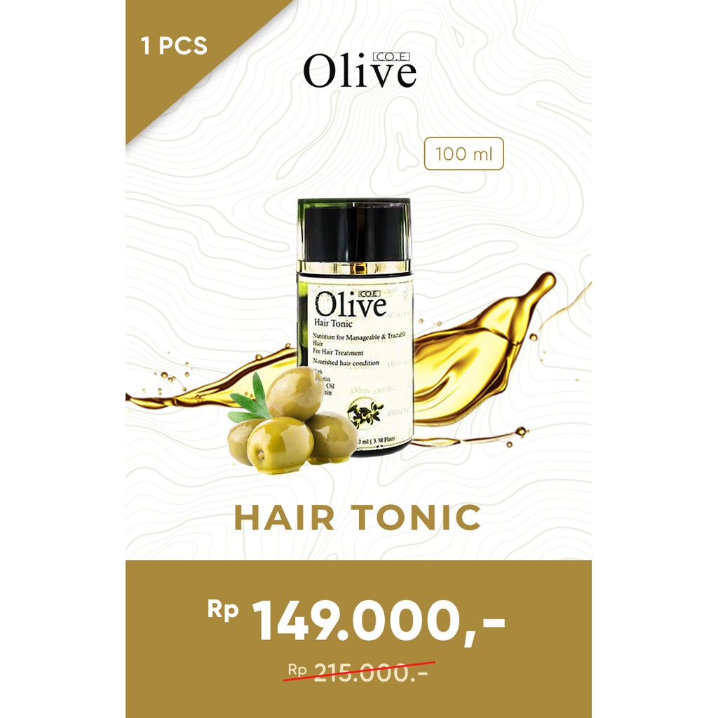 Olive Hair Tonic ORIGINAL BPOM (1 pcs) Shopee Malaysia