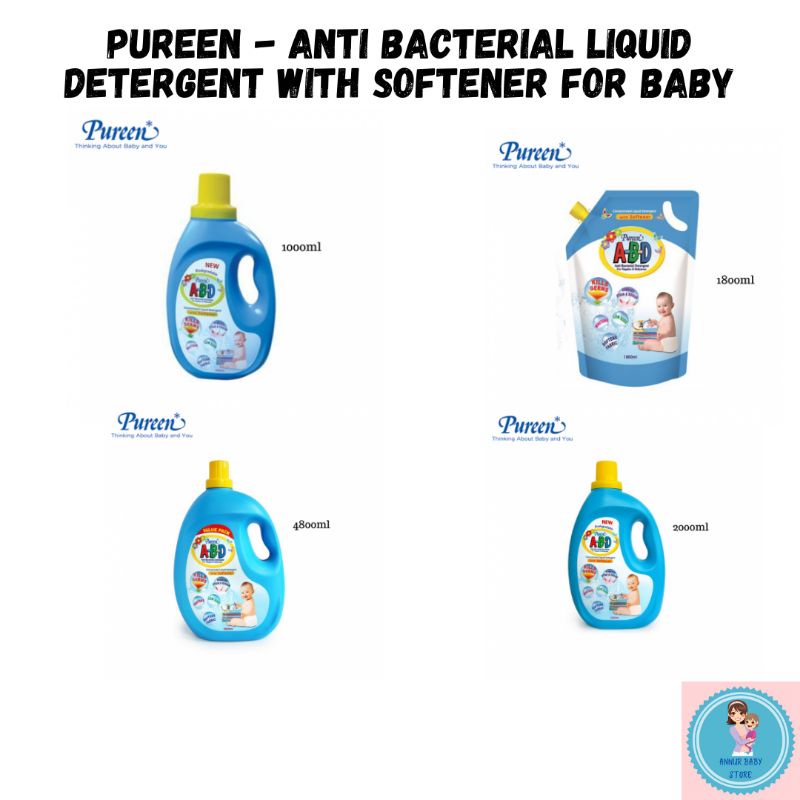 dettol spray PUREEN Anti Bacterial Liquid Detergent With Softener for
