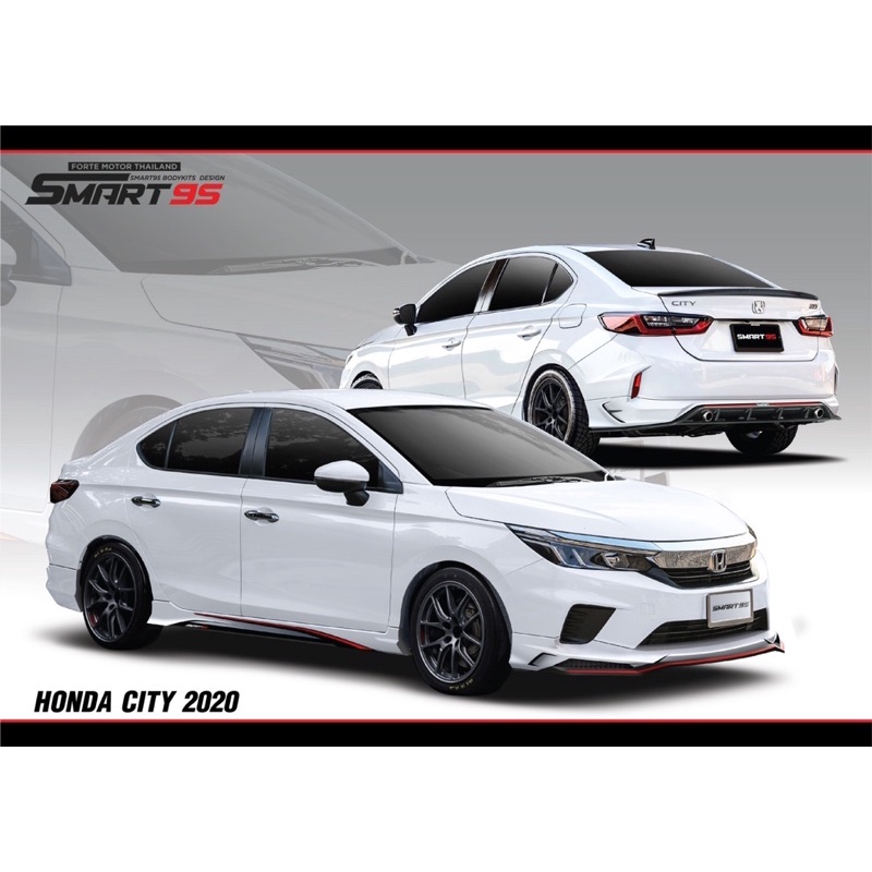 Honda city GN2 2020 2021 2022 Smart 95 bodykit body kit front side rear skirt lip ducktail