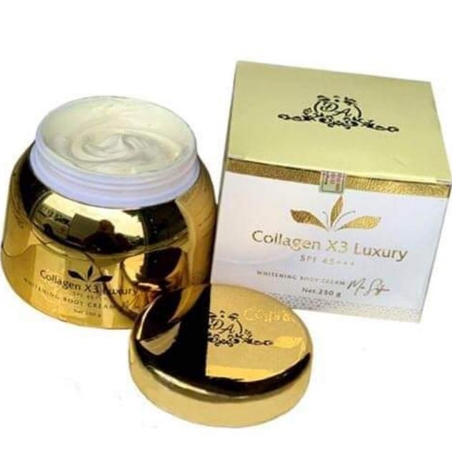 Whitening Body Cream Collagen X3 Luxury SPF 45++(250g) Shopee Malaysia
