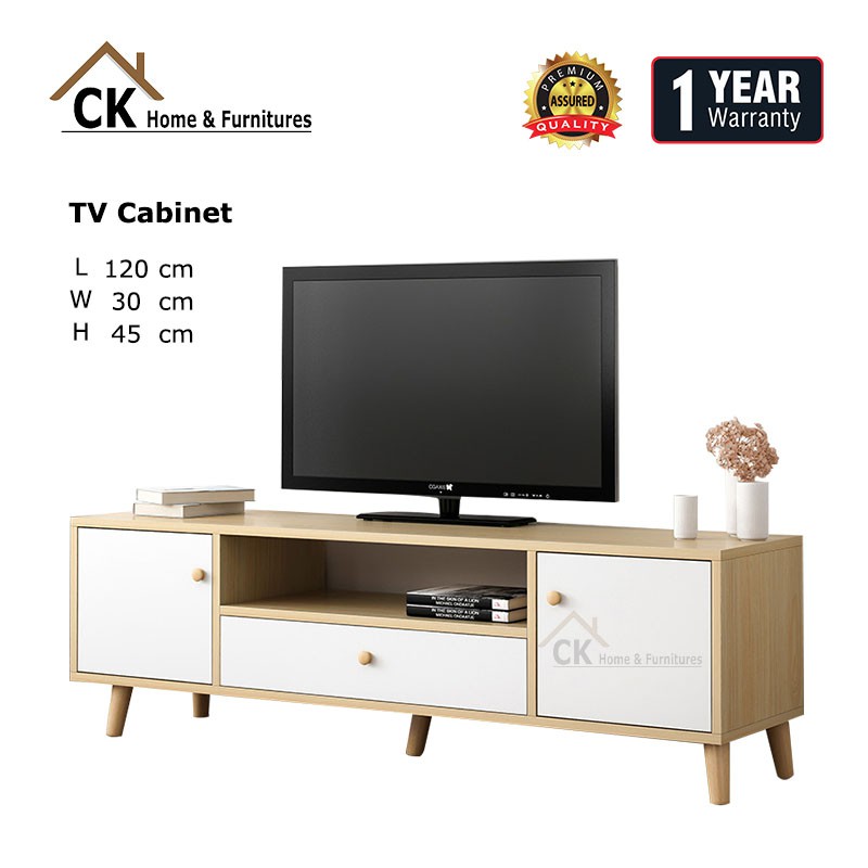 CK Premier TV Entertainment Unit (L120cm x W30cm x H45cm