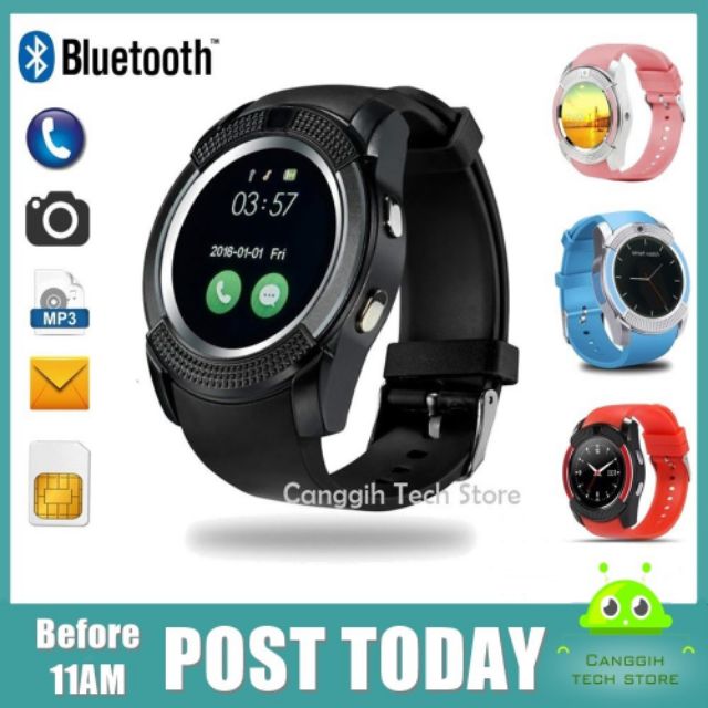 Smart Watch V8 Ready stock in Malaysia Shopee Malaysia