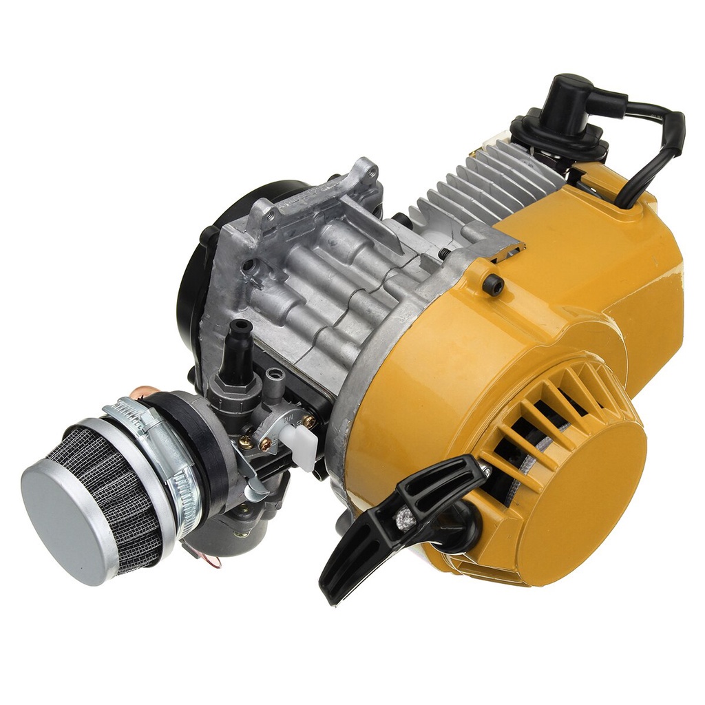 49CC 2 Stroke Motocycle Complete Engine Motor Carburetor With Air