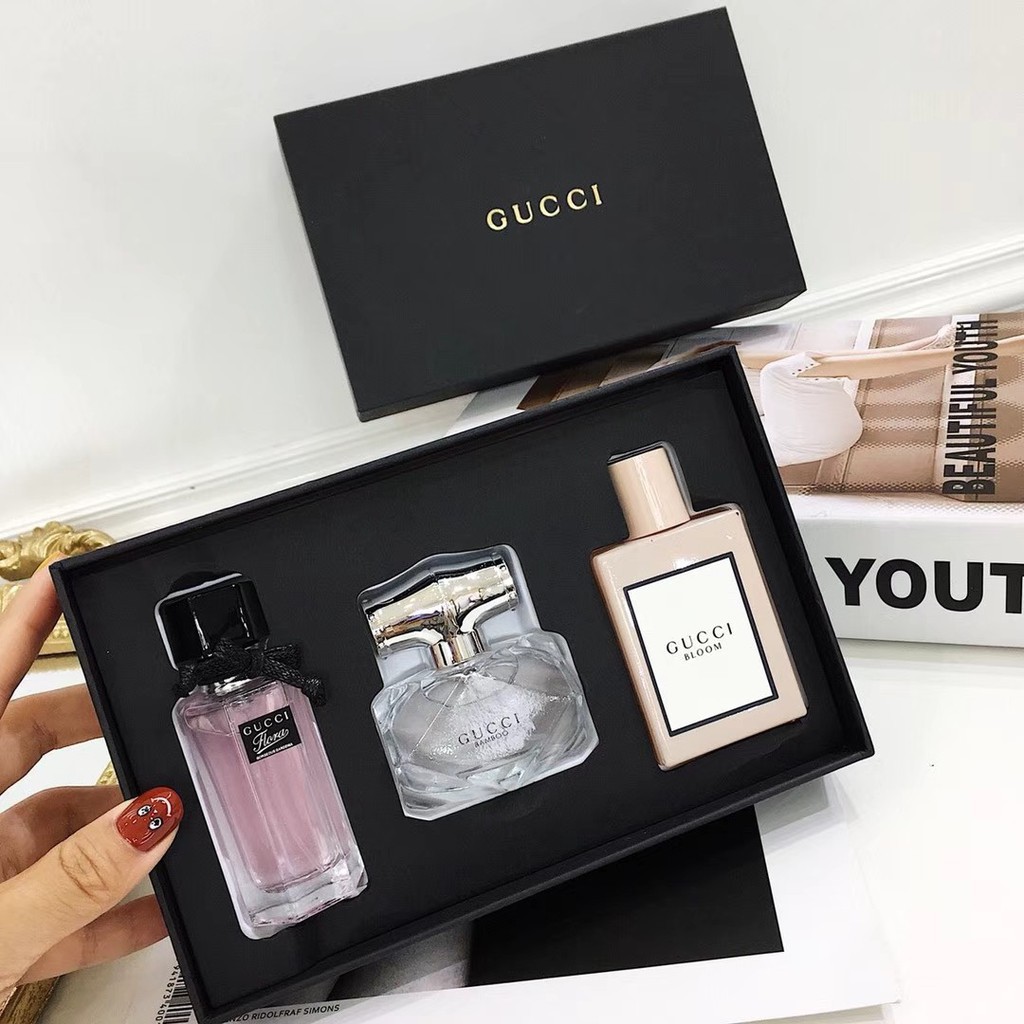 GUCCI Miniature Perfume Collection Set 3 in 1 For Women Shopee Malaysia