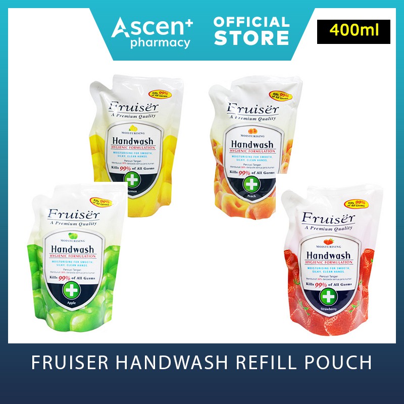 FRUISER Hand Wash Refill Pouch [400ml] Shopee Malaysia