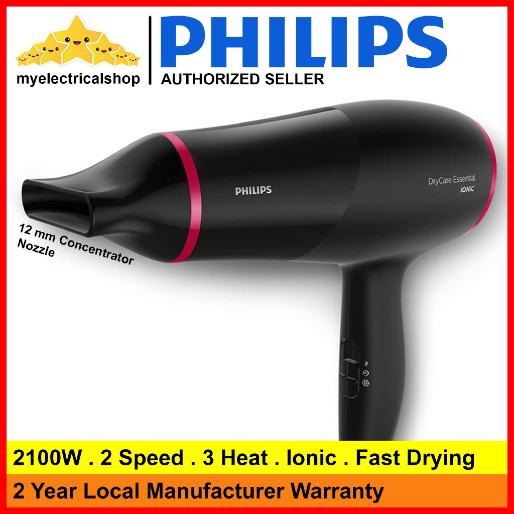 Philips BHD029 ( IONIC ) DryCare Essential Energy Efficient Hair Dryer