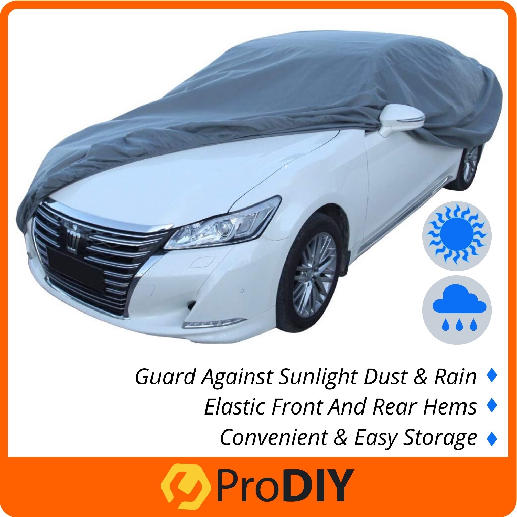 All Size Full Car Cover Waterproof Outdoor Sun Protection Dust Dirt Resistant UltraLite PEVA