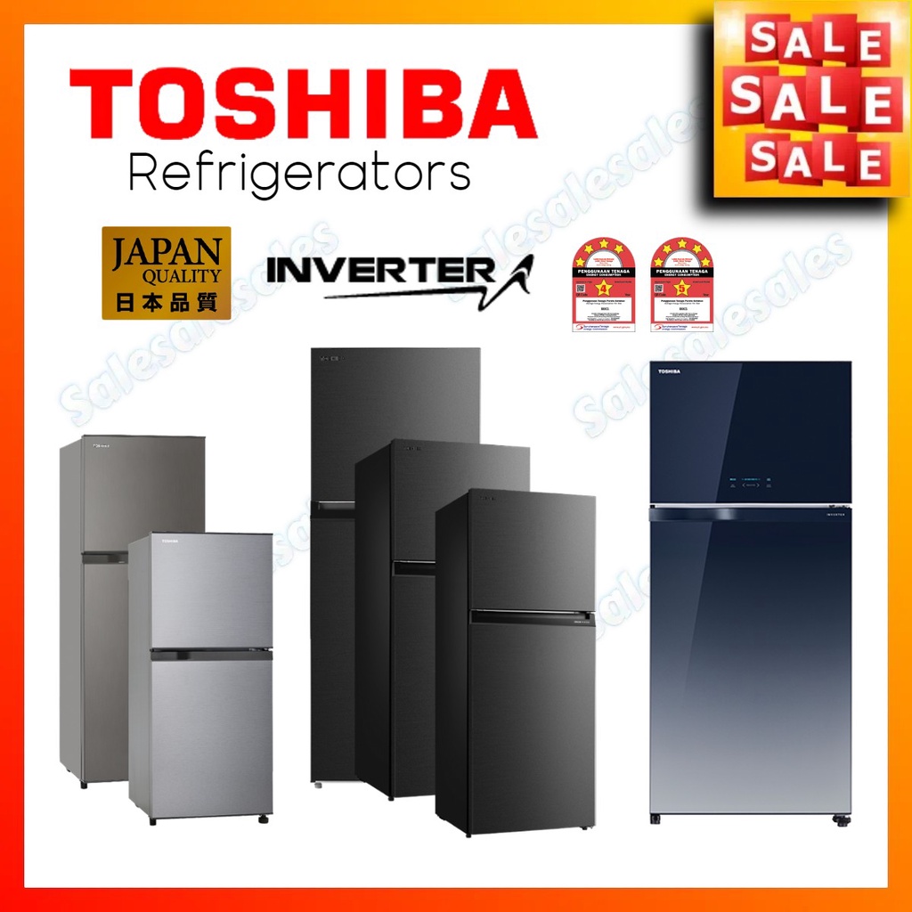 TOSHIBA INVERTER 661L / 530L / 490L / 400L / 360L / 252L / 203L Fridge