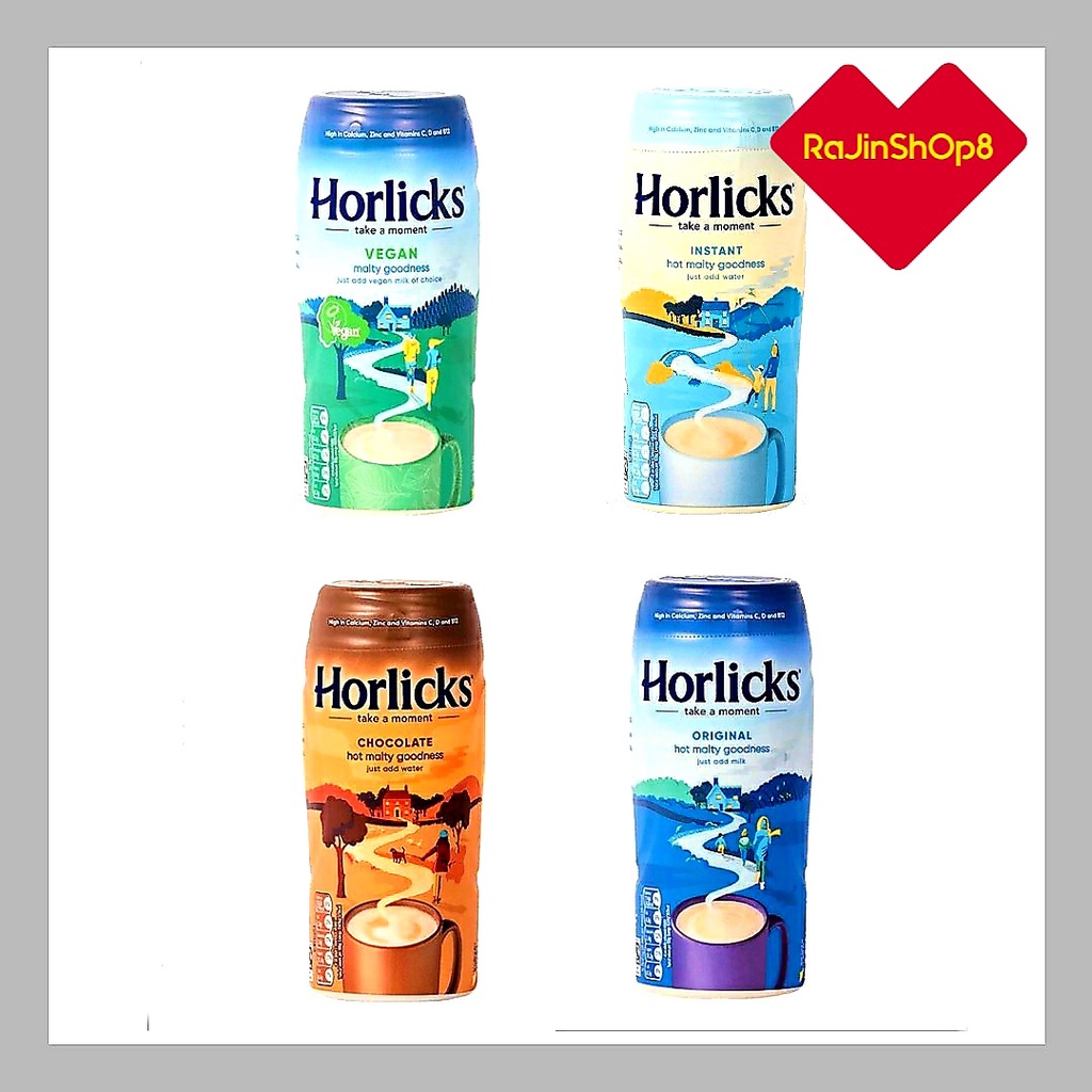 HORLICKS Hot Malty Goodness / Nutrition Drink Vegan / Instant