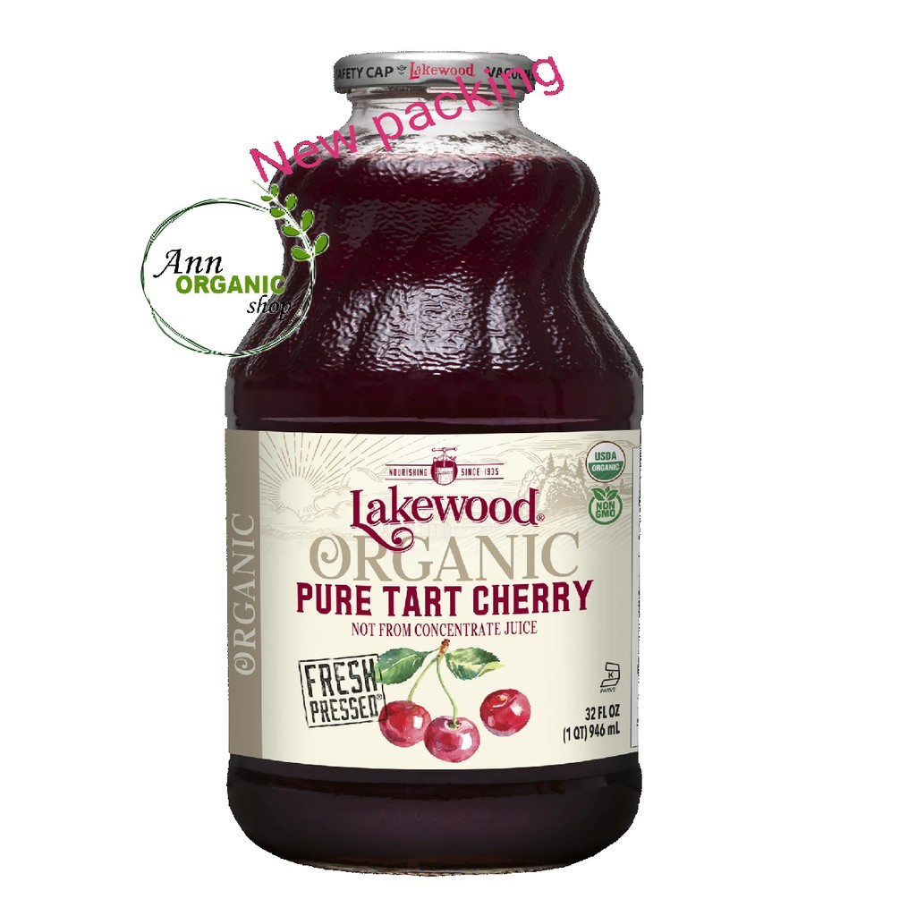Lakewood Organic Pure Tart Cherry Juice 32oz Shopee Malaysia