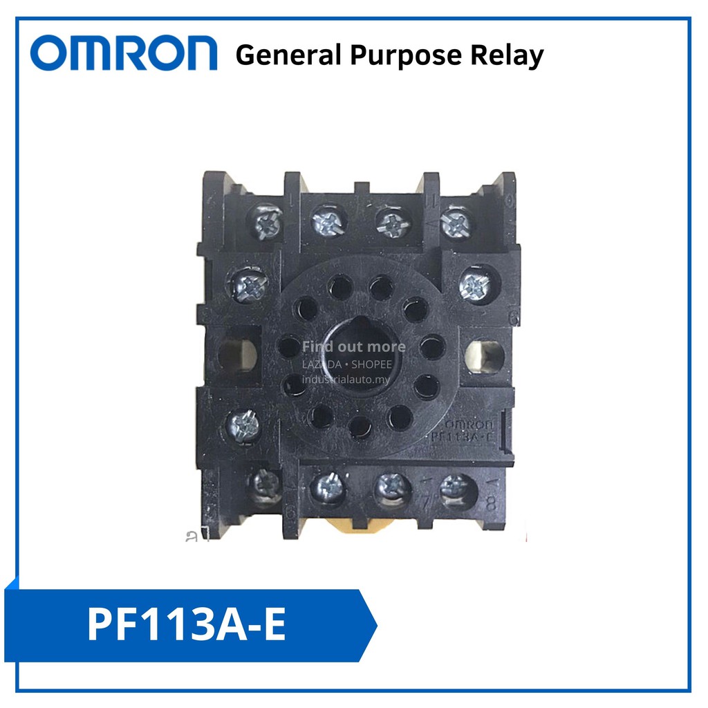 🇲🇾 Ready Stock Omron PF113AE 11pin Relay Socket Base Industrial Automation Shopee Malaysia