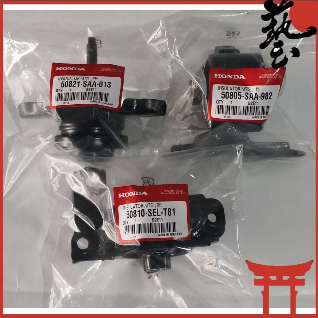 1 TAHUN WARRANTY Engine Mounting Set (HONDA OEM) City SEL Jazz SAA GD