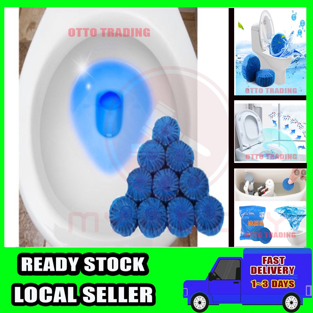 Otto (1 Piece) Magic Auto Toilet Bowl Cleaner Blue Bubble Flush