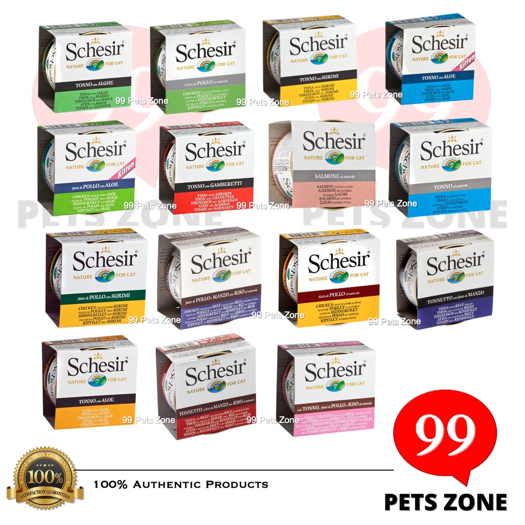 Schesir Cat Can Food 85g Shopee Malaysia