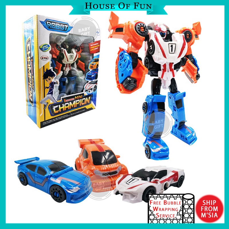 ultraman toy Tobot Mini Champion Integrated Transformable Robot Toy Car