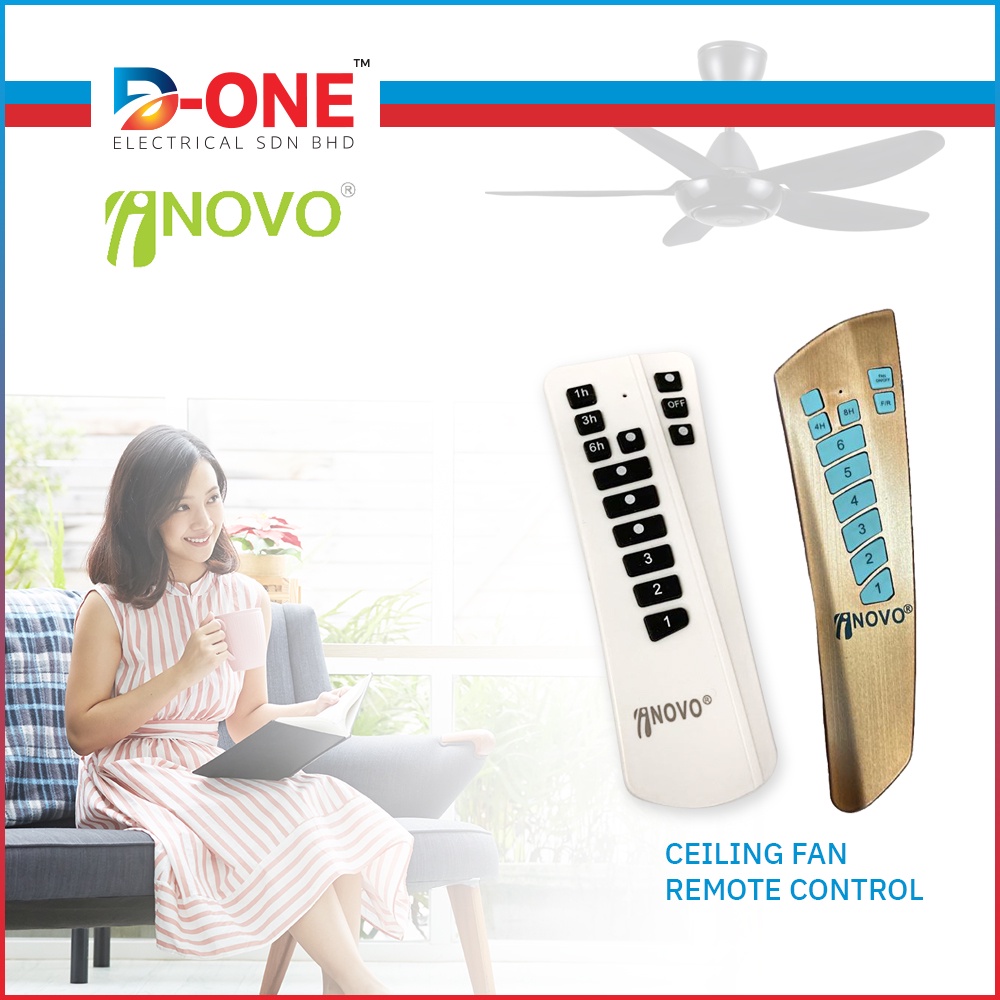 Inovo (DC) Fan Remote Control for Ceiling Fan Shopee Malaysia