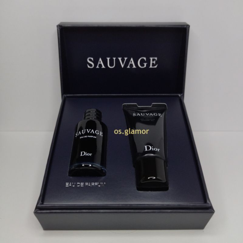 Sauvage Eau De Parfum 10ml + Shower Gel 20ml Set Shopee Malaysia